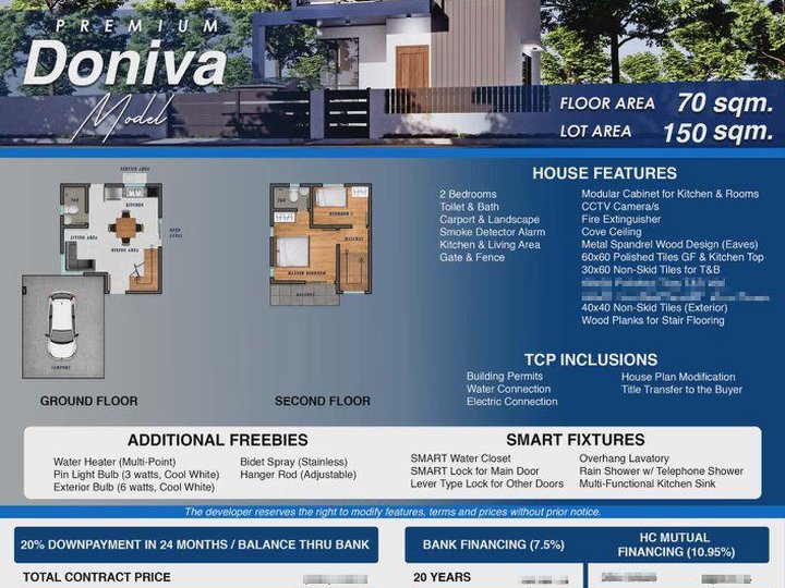 Modern 2-Bedroom House and Lot for Sale in Naic, Cavite - Ready for Occupancy