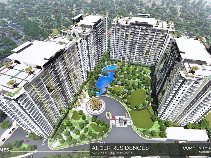 Spacious 2BR 70.5 sqm Condo Near BGC in Alder Residences Taguig's Acacia Estates