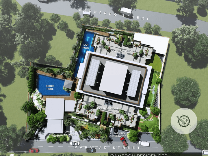 Modern 1-Bedroom Unit in Quezon City Condominium:Cameron Residences by ...