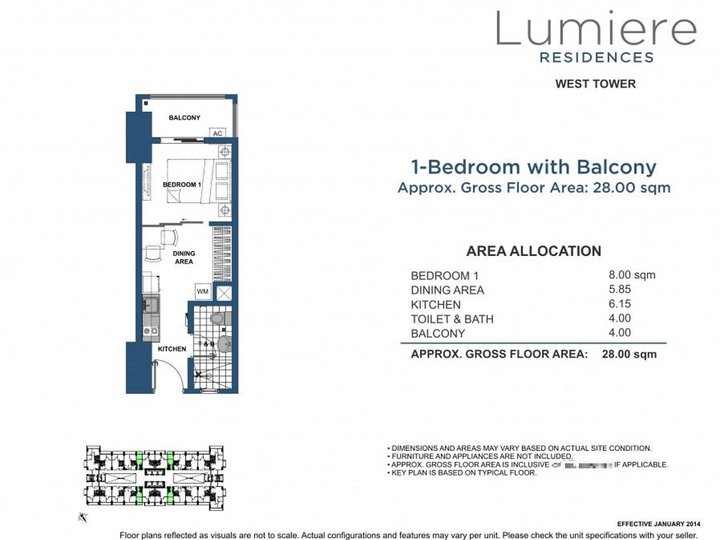 Modern 1-Bedroom Condo for Sale in Ortigas, Pasig City
