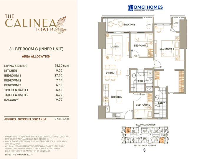 Spacious 3BR Condo in Grace Park, Caloocan