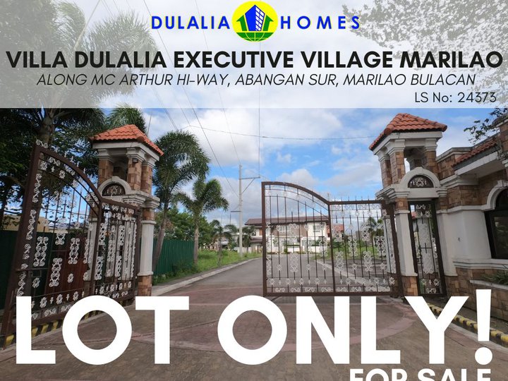 102 sqm Residential Lot For Sale in Villa Dulalia Executive Village, Marilao Bulacan
