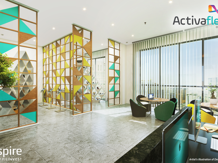Property Investment: Modern Cubao Office condo units for sale in Activa by Filinvest for Rental Biz