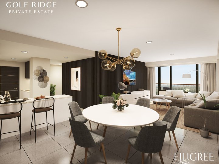 Elegant 2BR unit in Golf Ridge's exclusive estate with golf course views