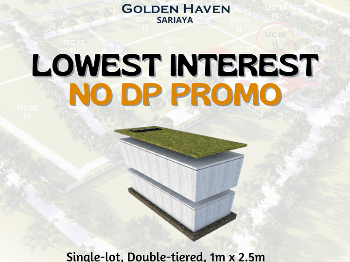 Invest in Memorial Park Lot for Sale and Columbarium Monthly Payments: Golden Haven Sariaya Quezon
