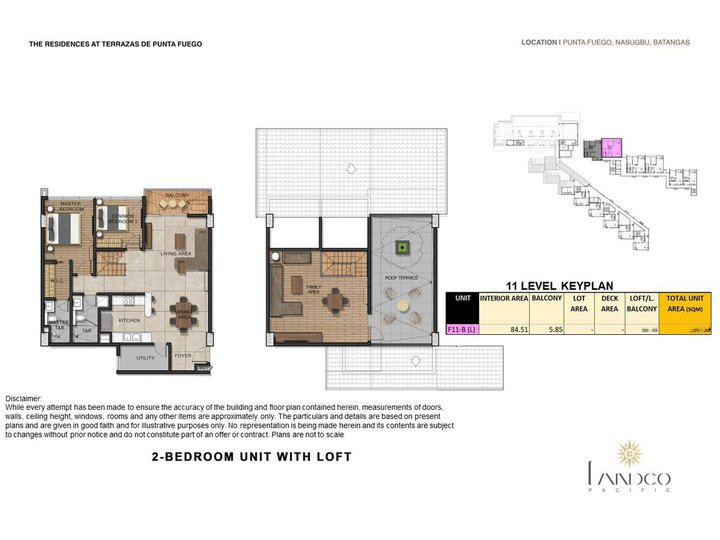 Luxurious 157.09 two-bedroom condominium in Nasugbu's beachfront Terrazas de Punta Fuego