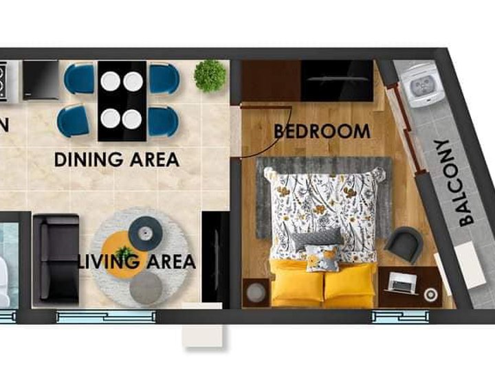 Premium 32.40 sqm 1 Bedroom Unit in Road 14 Townhouse, Quezon City