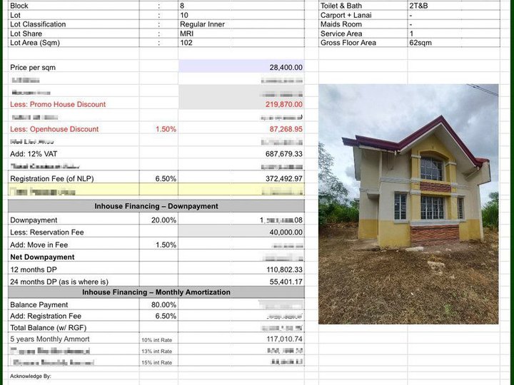 3BR House and Lot for Sale in Cabuyao Laguna FREE Bank Financing Assist: Alegria Dos Rios by Moldex