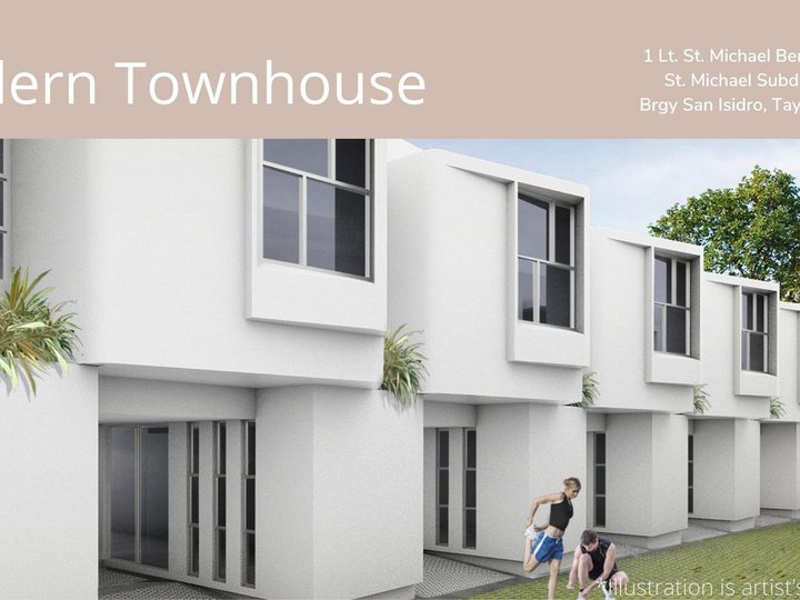 Easy to Own/Pay Ready for Occupancy Townhouse for Sale Bank FREE Financing Assistance by Taylormade