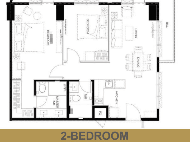 Luxury 82.20 sqm pre-selling 2 Bedroom condo in prime Davao location with stunning views