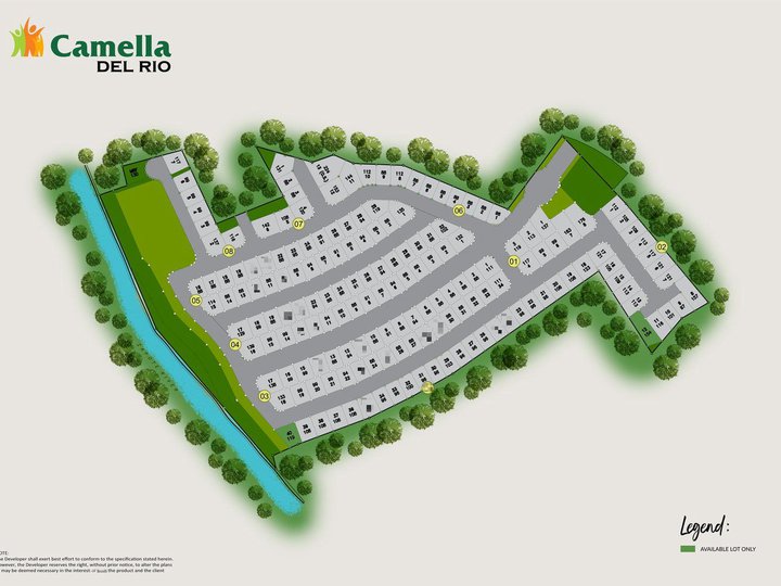Affordable Residential Lot for Sale: Camella Fronterra Easy to Own Bank Financing FREE Assistance