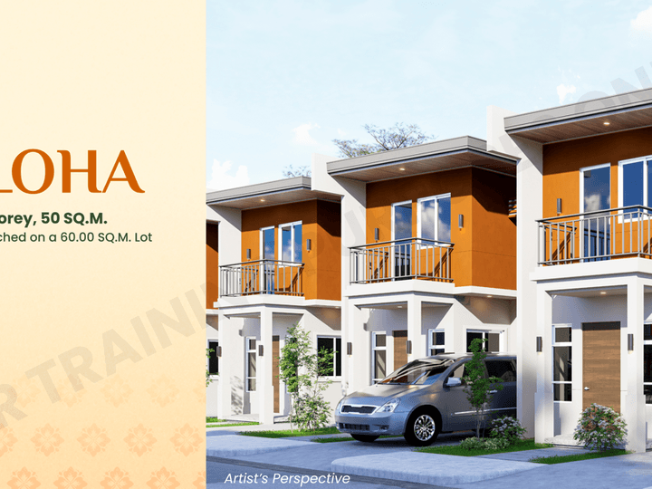 Preselling or RFO Single Attached House and Lot for Sale Kalea Estates Bacolod Bank or Pag-IBIG Loan