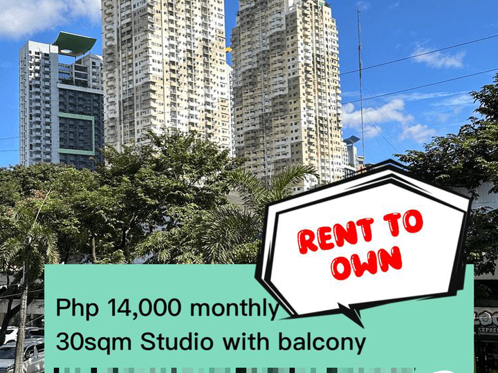 RENT TO OWN RFO 41.5sqm 1-Bedroom with balcony inside Araneta City Cubao