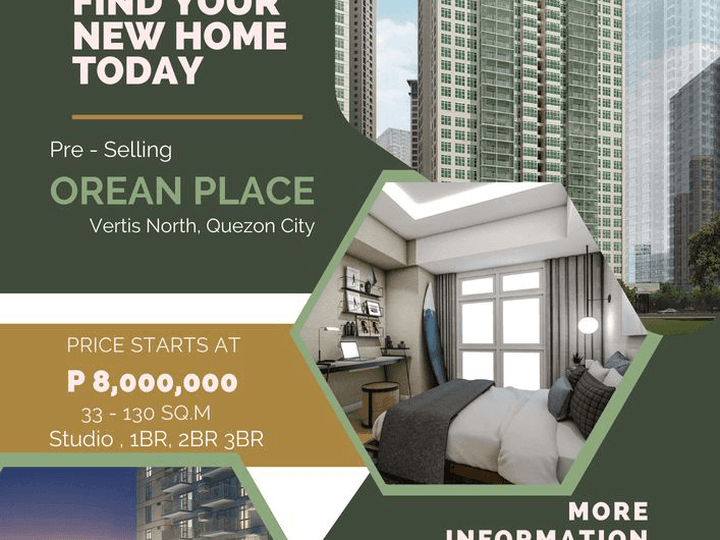 Residential Condominium For Sale Located at Quezon City - Orean Place