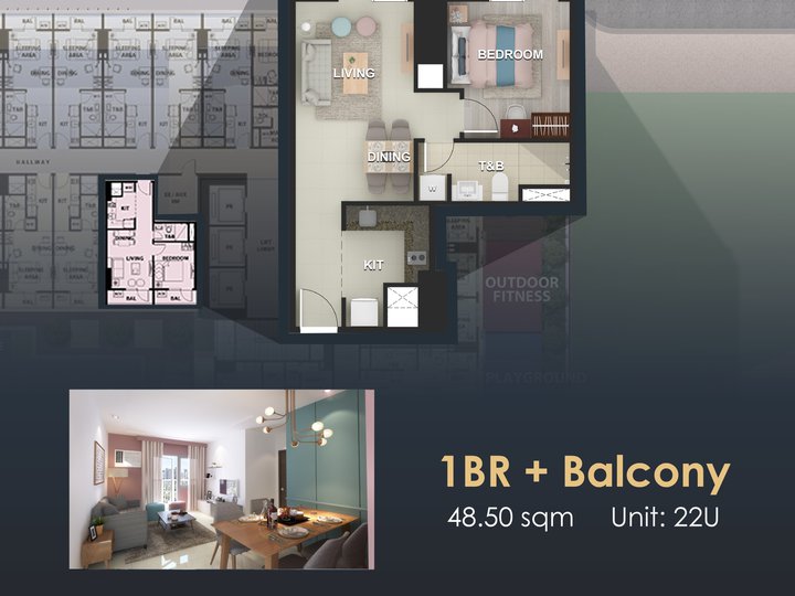 Pre-selling 48.50sqm 1-Bedroom Condo unit in Makati