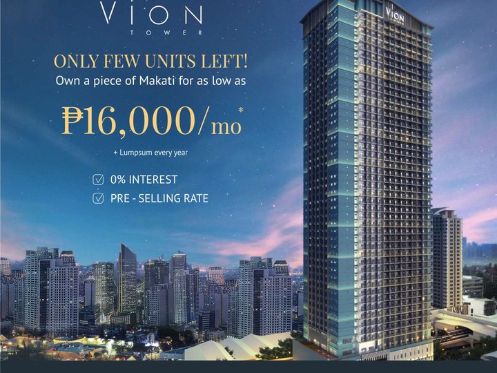 Pre-selling 65sqm 2-Bedroom Condo Unit in Makati