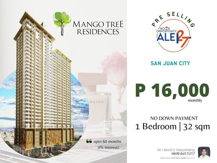 A Condo near West Crame Greenhills 15k monthly for 1-Bedroom 30.9 sqm