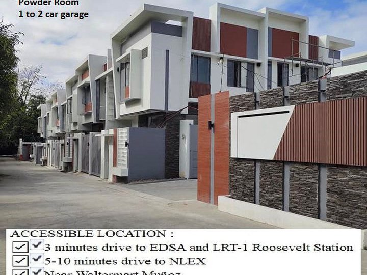 EDSA Munoz Townhouses for sale