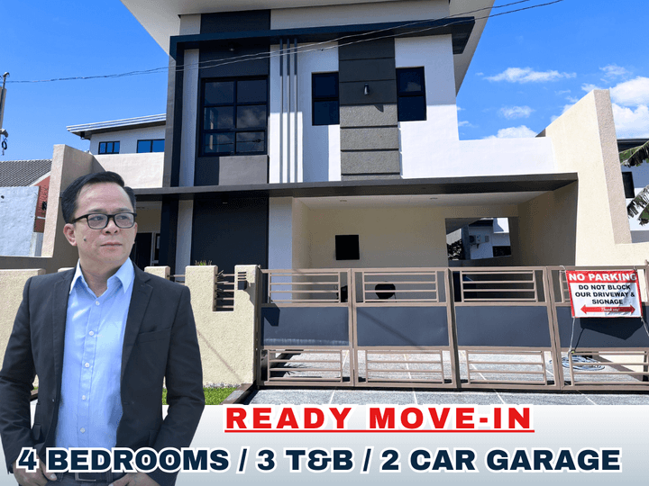 Ready For Occupancy 4-bedroom Single Attached House For Sale in Imus Cavite