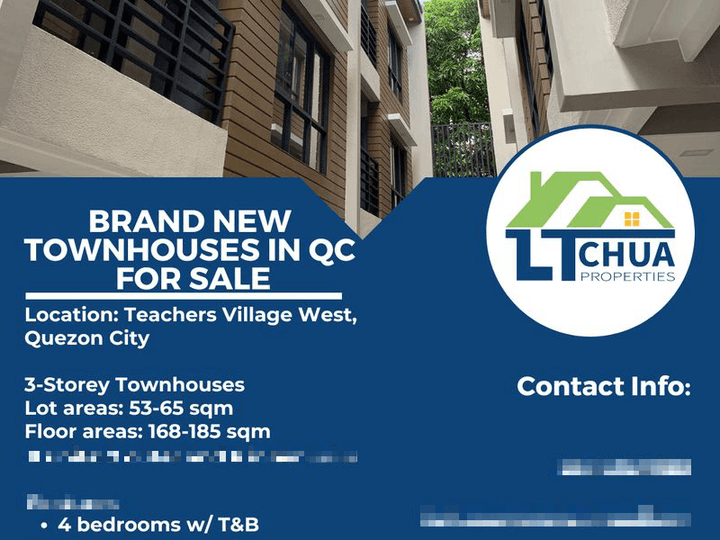 Brand New Townhouses in QC