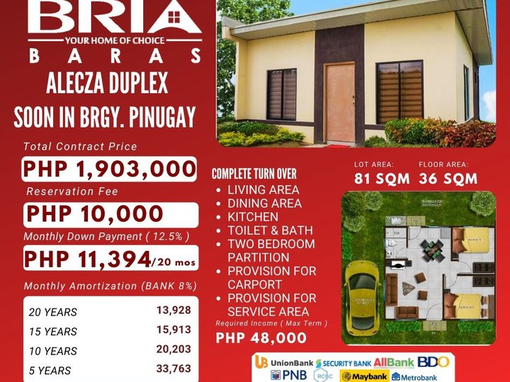 Affordable Bungalow Duplex near Antipolo City