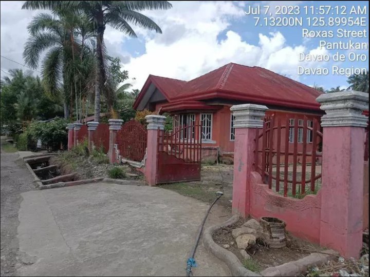 OLD HOUSE FOR SALE IN  CADAYONA SUBD., PANTUKAN, DAVAO DE ORO