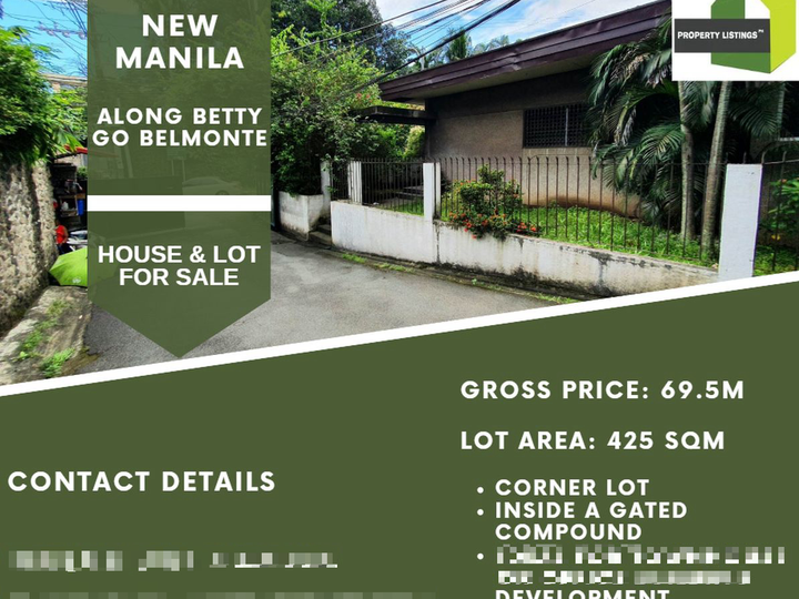 New Manila Prime Lot w/ old livable house