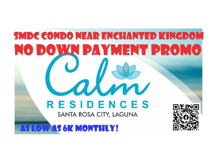 SMDC condo in Sta Rosa Laguna Near Enchanted Kingdom 6k monthly