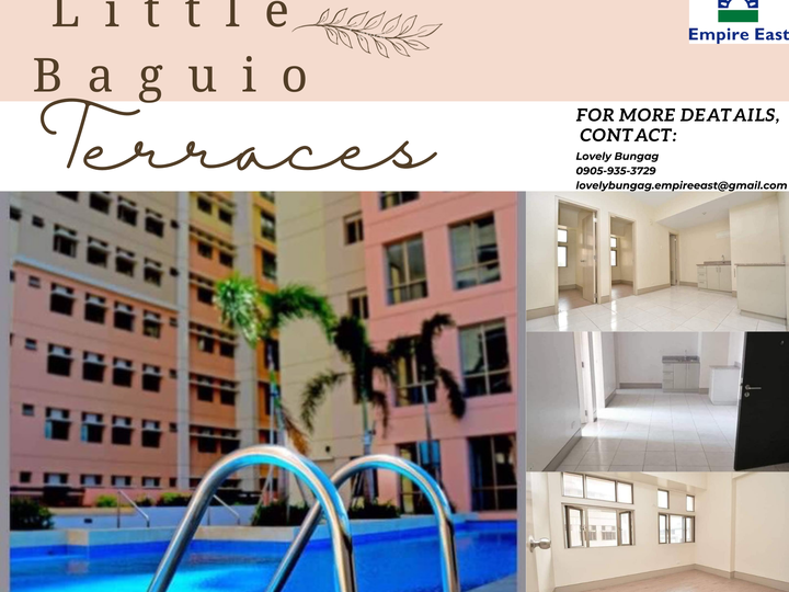 RFO 30 sqm 2-bedroom Condo Rent-to-own in San Juan Metro Manila