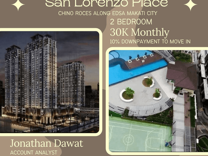 Makati 3BR rent to own condo 10% DP move in na