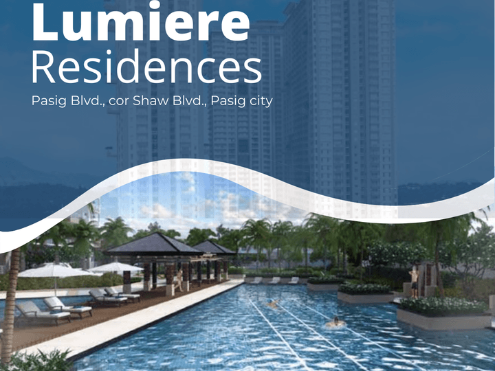 DMCI Lumiere Residences 3 Bedroom RFO Condo For Sale in Pasig near Megamall