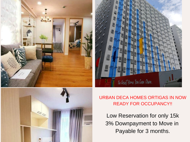 READY FOR OCCUPANCY THE MOST AFFORDABLE CONDO UNIT IN ORTIGAS