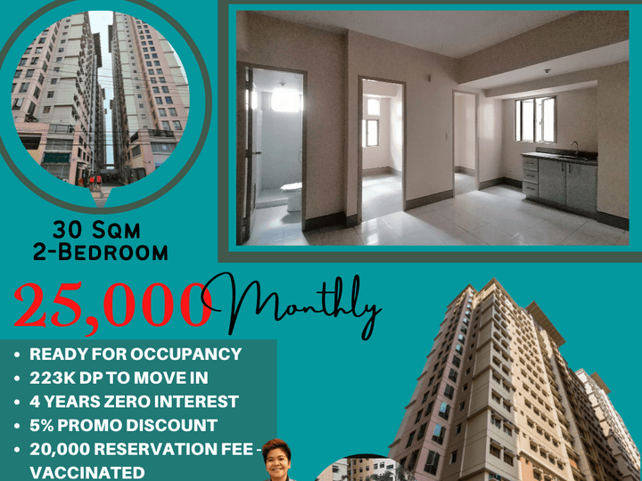 Condo Unit For Sale In San Juan City - RFO 25K Monthly 2Bedroom Unit.