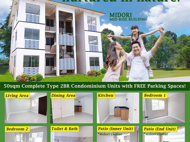 50.00 sqm 2-bedroom Condo For Sale in Antipolo Rizal