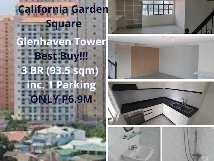 California Garden Square, Glenhaven Tower 3BR w/ P. Best Buy! 6.9M