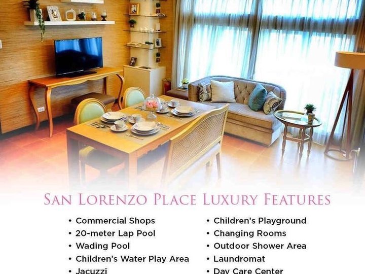 2-Bedroom San Lorenzo Place Makati rent to own 30K monthly only
