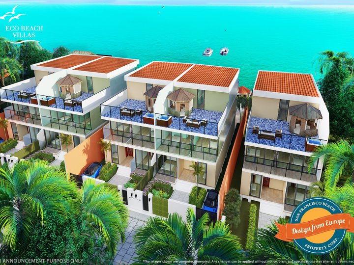 Beachfront luxury villas