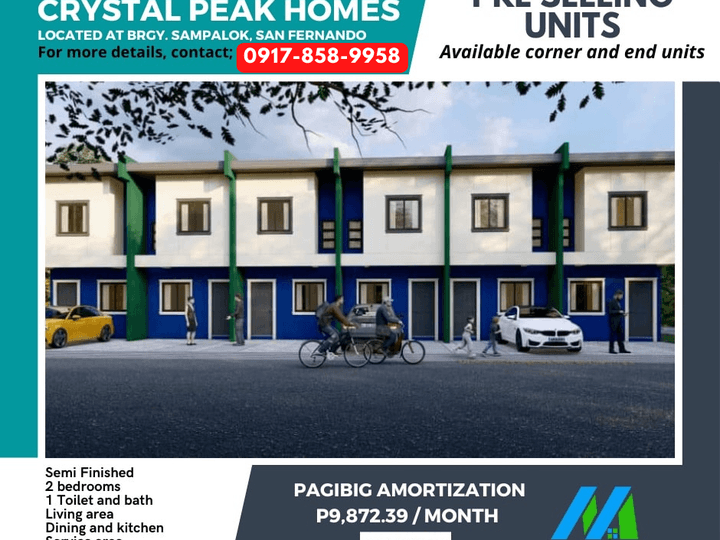 PRESELLING AND RFO UNITS LOW COST HOUSE AND LOT IN PAMPANGA