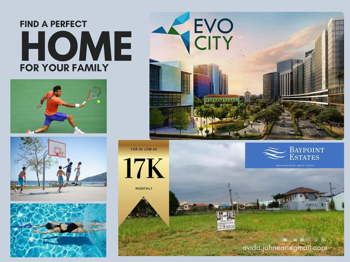 17K Monthly | 283 sqm Residential Lot For Sale in Kawit Cavite Beside Evo City Near SM Moa