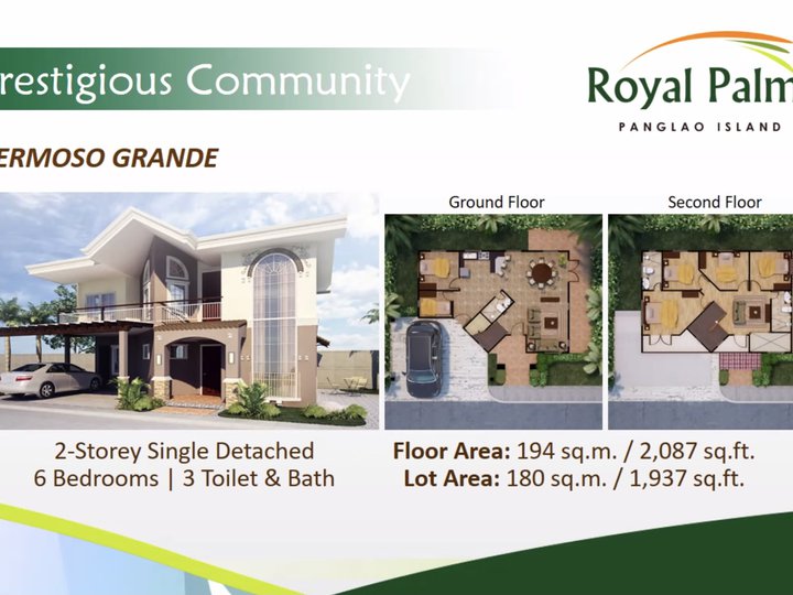 RFO 6-bedroom Single Detached House For Sale thru Pag-IBIG in Dauis