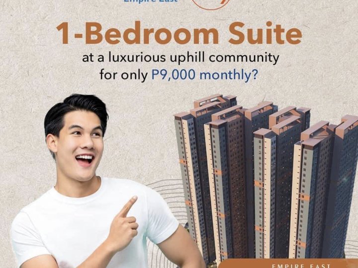 9K Monthly 1 Bedroom Unit For Sale Preselling Condo in Pasig No DP