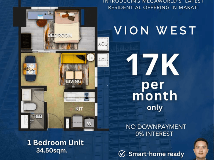 31sqm. Preselling High-end Residential Condominium in Makati|Vion West