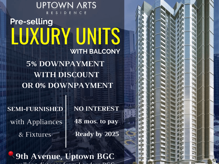 Pre-Selling Luxury Condo with European Deliverables