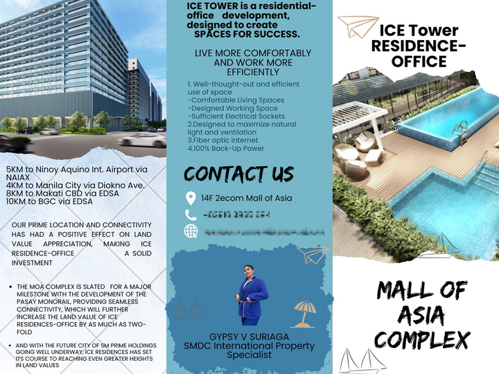 Pre-selling 1-bedroom Residence-Office Condominium For Sale in Pasay