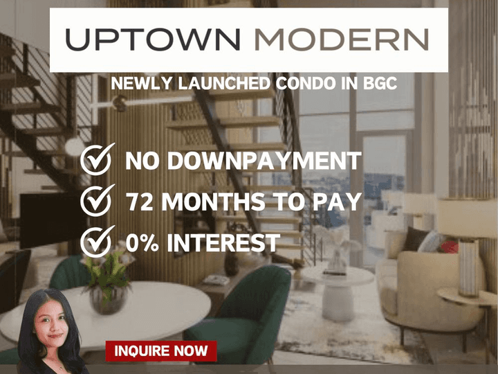 UPTOWN MODERN PRE-SELLING CONDO IN BGC