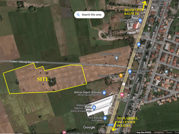 RAW LAND ALONG BY PASS ROAD IN BULACAN IDEAL FOR INDUSTRIAL USE