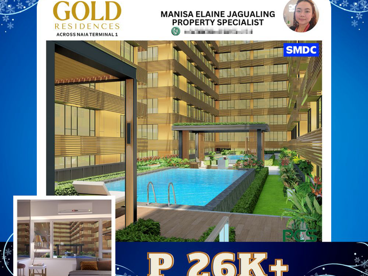 25.42 sqm 1-bedroom Condo For Sale in Paranaque Metro Manila