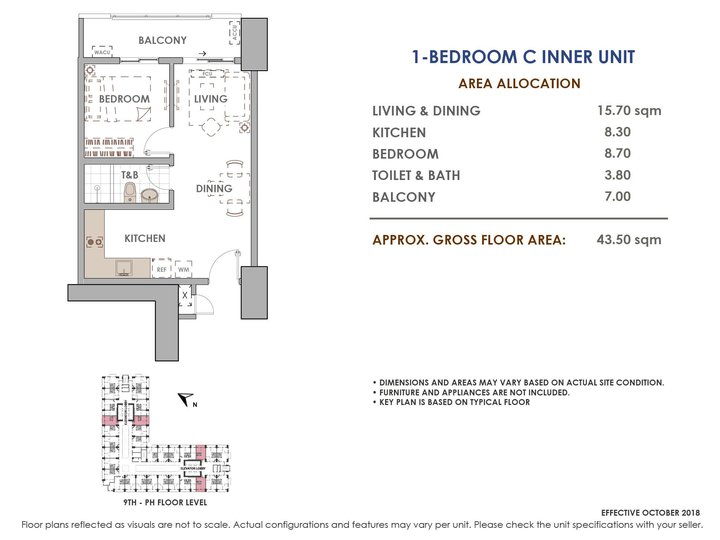 DMCI Aston 1 Bedroom De luxe w Parking Condo in Pasay
