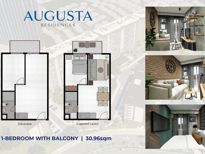 34.37 sqm 1-bedroom executive with balcony Condo For Sale inIloilo