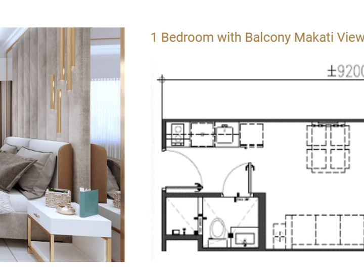 SMDC 1BR UNIT WITH BALCONY FOR SALE IN SANDS RESIDENCES